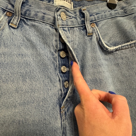 Agolde Mid-Rise Relaxed Bootcut Jeans Size 27 - Picture 5 of 10